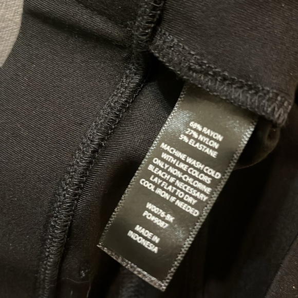 NWOT Betabrand Classic Dress Pant Yoga Pants Straight Black Size Large - Picture 11 of 11